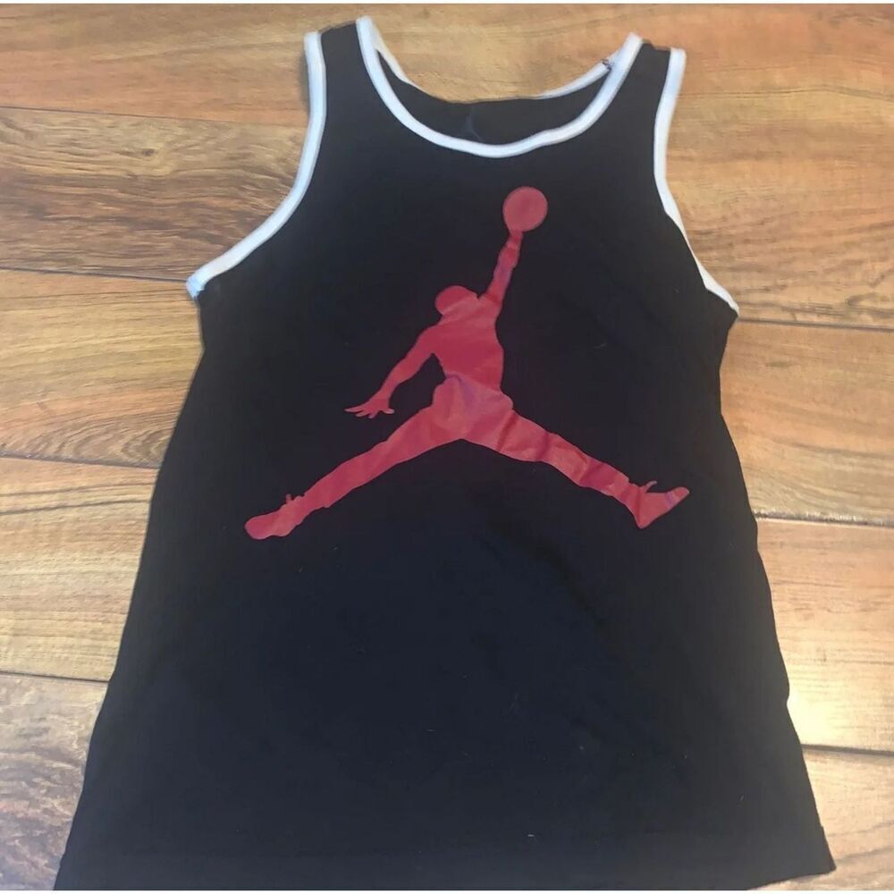 2 Nike Air Jordan Sleeveless Shirts YLG - Picture 2 of 4